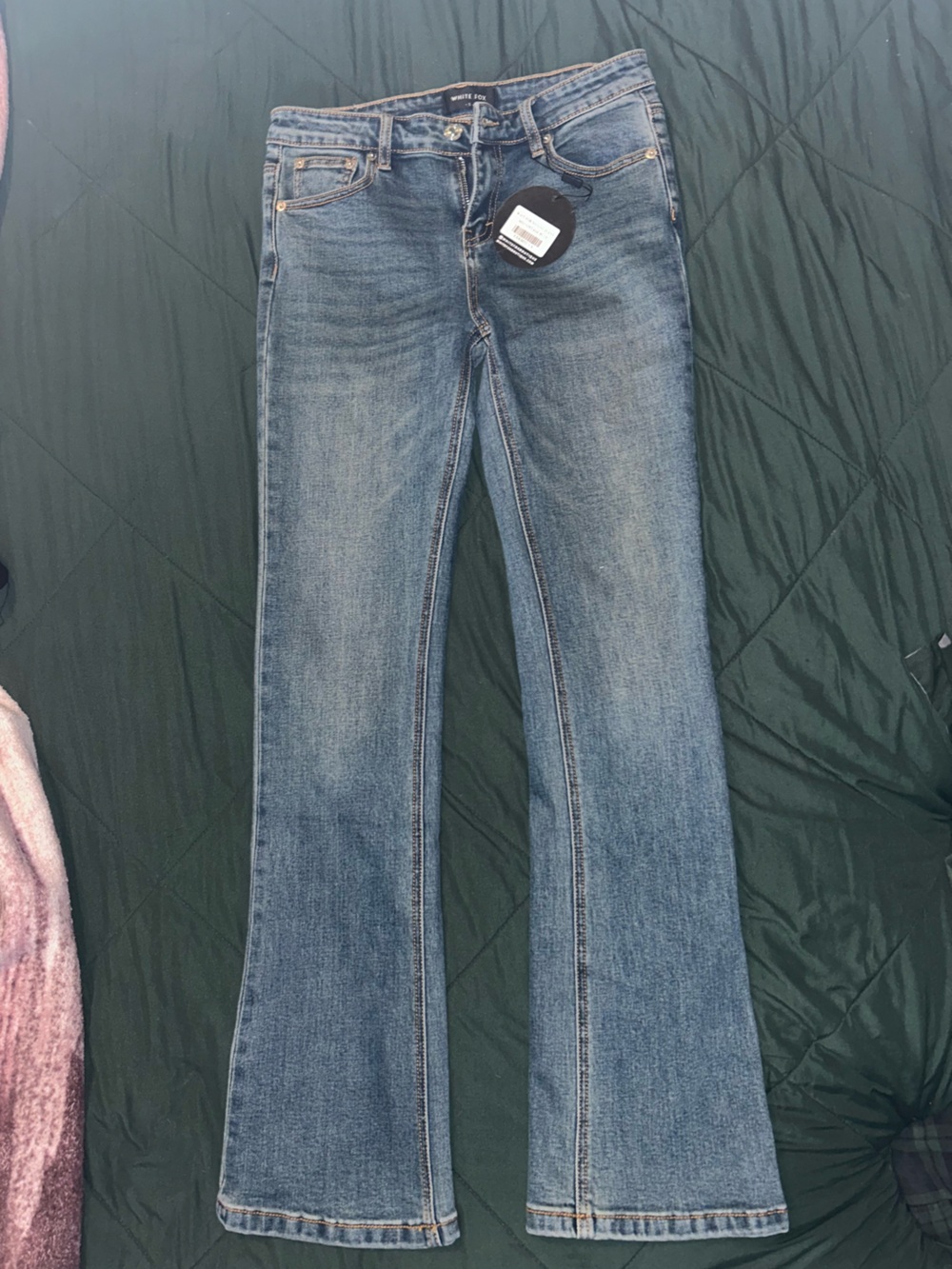 White Fox Boutique Low Rise Bootcut Jeans